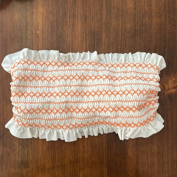 Tory Burch Costa Bandeau Bikini Top Only - Picture 1 of 3